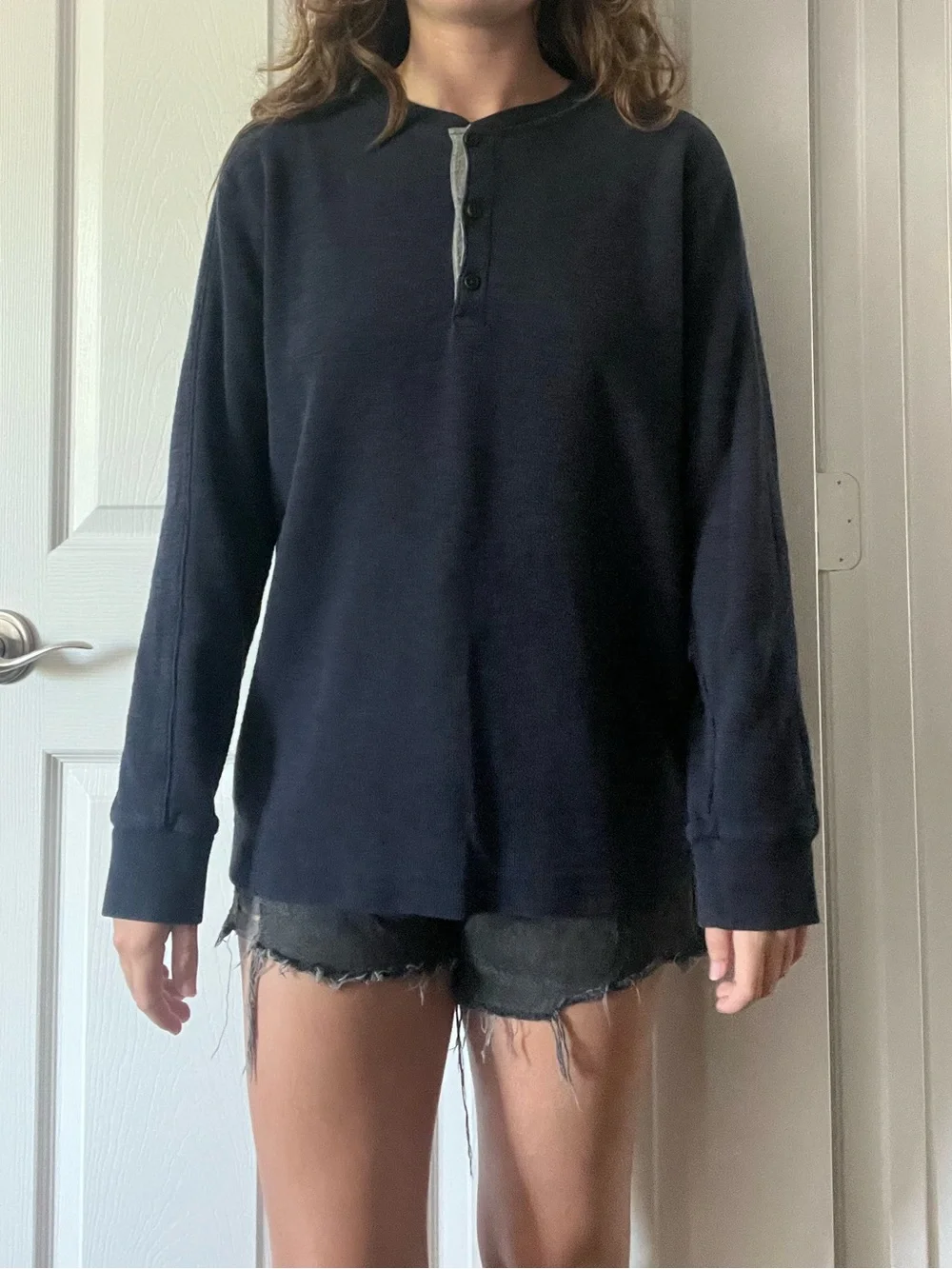 Banana Republic Long Sleeve Henley Shirt